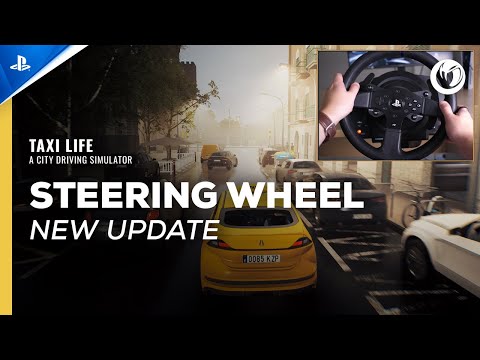 Taxi Life: A City Driving Simulator - Steering Wheel Update | PS5 Games