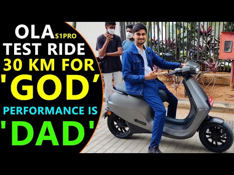 Ola S1 Pro Electric Scooter Test Ride Review - Footboard 😒 Range 🧐 Performance 😃