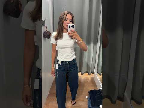Try On Hailey Bieber x Gap Jeans