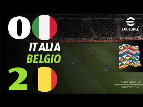 🔴 Italia-Belgio <strong>in</strong> diretta oggi | <strong>UEFA</strong> Nations League | Partita <strong>in</strong> diretta | Simulazione eFootball