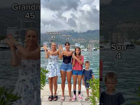 👵🏻45 👩🏻28 👧🏼11 🧒🏼4