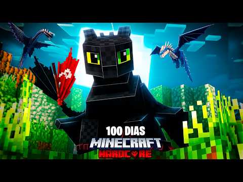 SOBREVIVI 100 DIAS COMO TREINAR O SEU DRAGÃO NO MINECRAFT