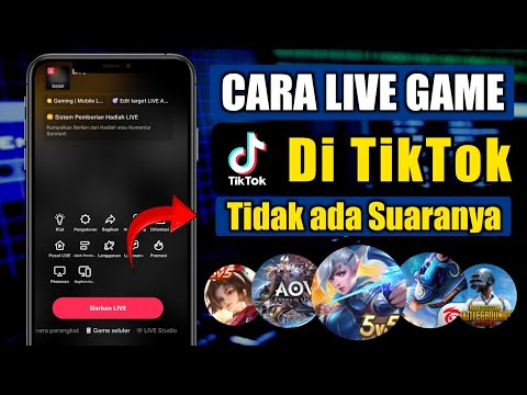 CARA MENGATASI LIVE STREAMING GAME DI TIKTOK TIDAK ADA SUARA