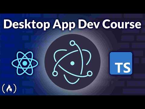 Electron Course – Code Desktop Applications (inc. React and Typescript)