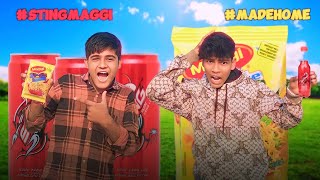 StingMaggi💀 🆚️ Normal Maggi☺️/ पेट ख़राब हो गया❌️/Don't try at home 💀