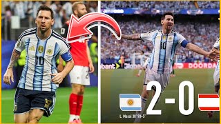 🐐MESSI 2-0 AUTRICHE ! C'EST UN MALADE J'AI PLUS LES MOTS MDRRR