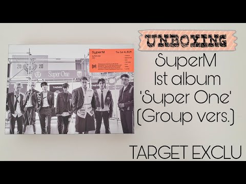 Vidéo [UNBOXING] SuperM - 1st Album 'Super One' Group version TARGET EXCLUSIF