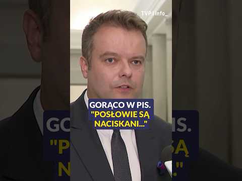 Gorąco w PiS. Rzecznik partii: posłowie są naciskani... #polityka #polska #shorts