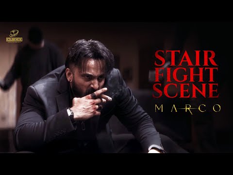 Marco Stair Fight Scene | Unni Mukundan | Shareef Muhammed | Haneef Adeni | Jagadish