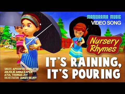 It's Raining, It's Pouring  | English Nursery Rhymes Video | Jakes Bejoy | Children Rhymes