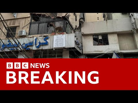 Explosion hits Beirut suburb as Israel says it has 'targeted' Hezbollah commander | BBC News