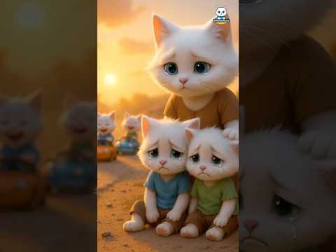 This Mama Cat’s Sacrifice Will Melt Your Heart 😢❤️ #poorcat  #catshorts #cutecat