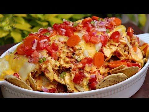 🧀🔥 “¡Los NACHOS más BRUTALES del MUNDO! Con carne, tocino y doble queso 🤤💥”