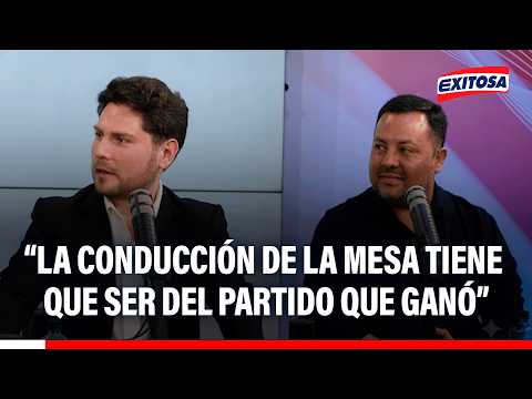 🔴🔵 Partido que ganó las elecciones debe tener la conducción de las mesas directivas, según analista