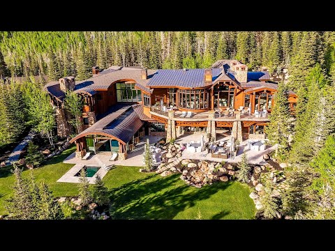 $34,000,000 Outstanding Mountaintop Mansion in Park City, Utah