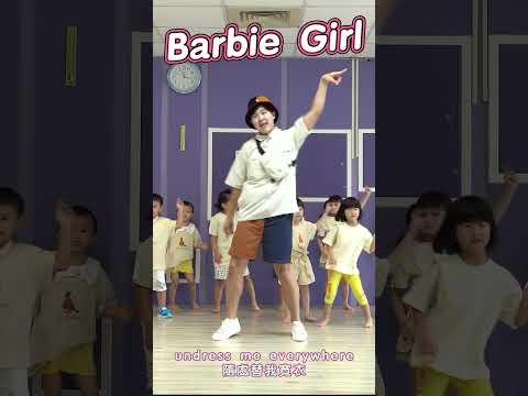 Aqua – Barbie Girl 芭比 #舞蹈 (中英文歌詞)【#波波星球泡泡哥哥bobopopo】#Shorts #Dance #kidsdance