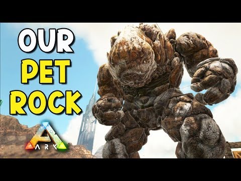 Taming Our FIRST ROCK GOLEM - ARK Extinction - Duo Survival Series #18