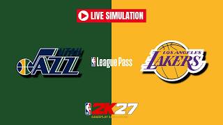 Los Angeles Lakers vs Utah Jazz | Regular Season | Oct. 26, 2026 | NBA 2K27 Simulation