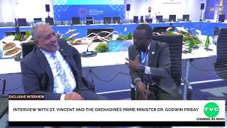 YouTube video thumbnail: St. Vincent And The Grenadines Prime Minister discusses the country's financial position
