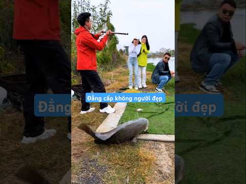 anh cần thủ thể hiện trước mặt gái xinh và cái kết #fishing #cauca #short