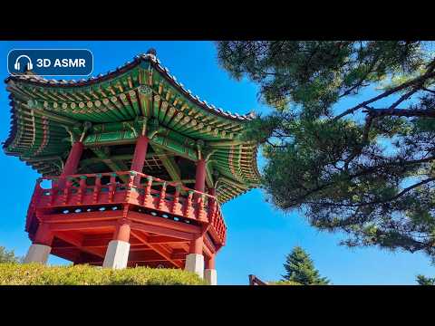 [NATURE] Dodeoksan Summit Hike, Korea | Bridge to Summit Pavilion 4K 3D ASMR (No Talking)