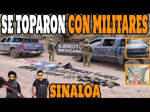 Aseguran camionetas tras topon en Tepuche #CuliacánSinaloa