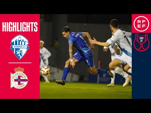 Resumen del partido Ourense - Deportivo La Coruna