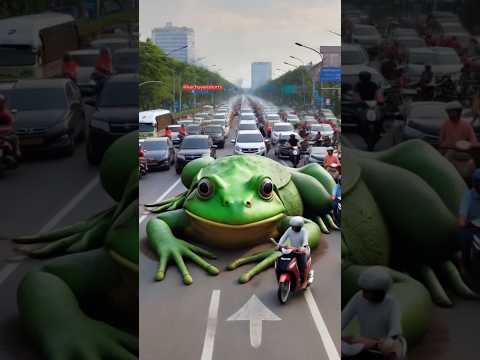 Con Ếch Khổng Lồ 😱 (giant frog) #shortvideo #kechuyenshorts #giant #frog #conech