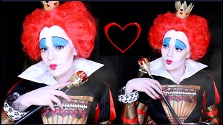 Queen Of Hearts "Reina De Corazones" Alice In Wonderland Tutorial Halloween