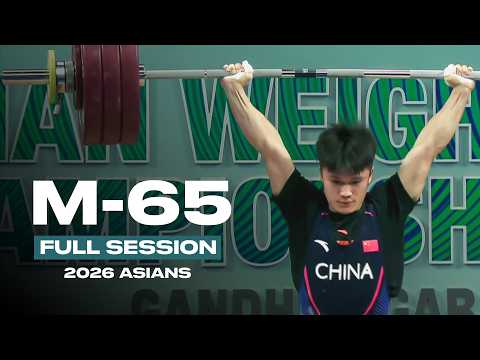 Men's -65kg 2026 Asian Weightlifting Championships | Full Session