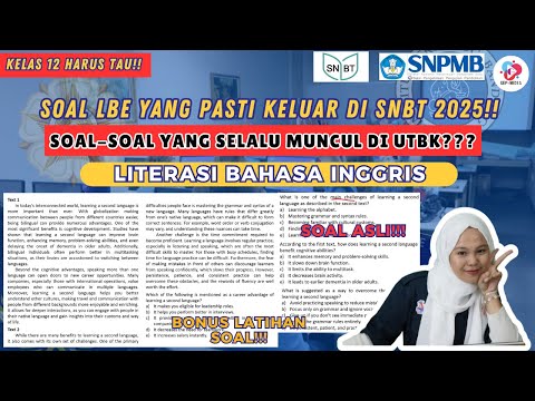 BOCORAN SOAL LITERASI BAHASA INGGRS SNBT 2025