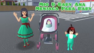 Mio & Baby Ana Menjaga Para Baby | Full Episode | Drama Sakura School Simulator 