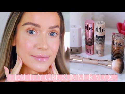 THE PERFECT EVERYDAY MAKEUP & HEALTHY SUMMER FAVORITES, BLONDIE RECIPE | VLOG