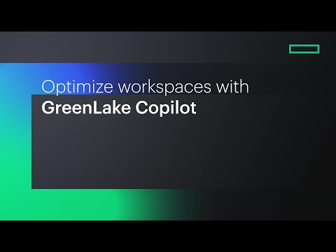 Optimize workspaces with GreenLake Copilot