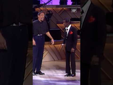 Two legends tap it out 🕺🏾#sammydavisjr #gregoryhines #60thcelebration