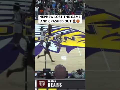 NEPHEW LOST THE GAME AND CRASHED OUT 🤦🏾‍♂️🏀