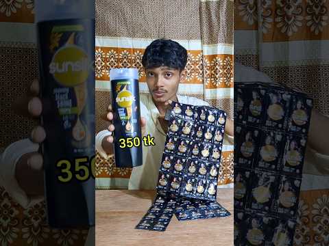 Shampoo Bottle vs Packet 😳 Which Gives More Profit?#shorts #ytshorts #experiment