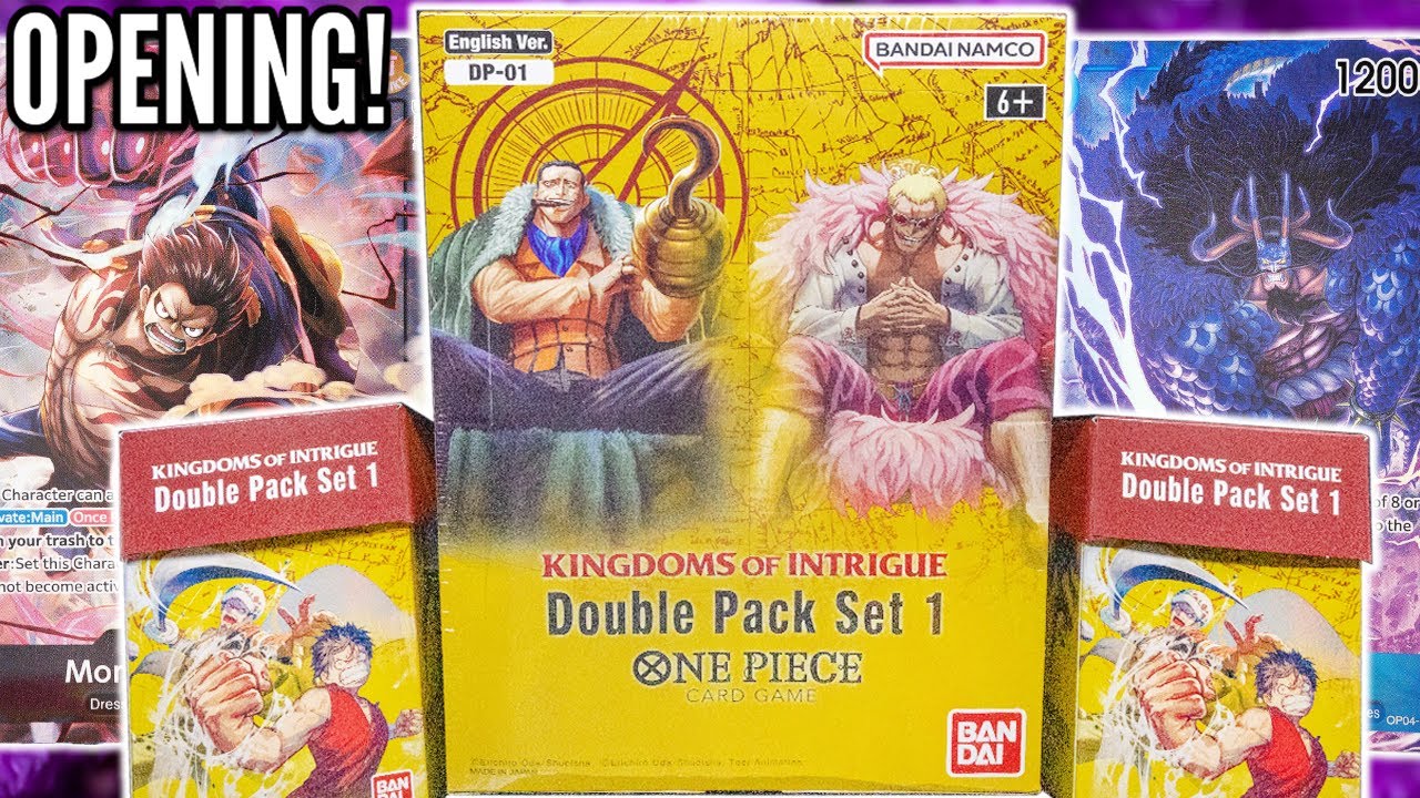 Unboxing The Official One Piece Set 4 Double Pack Set! (Kingdoms of Intrigue)