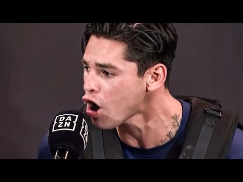 The moment ryan garcia snaps & loses it in wild “no diddy” outburst at team haney