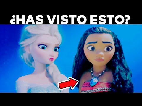 Personajes Animados ESCONDIDOS en otras PELICULAS 😱 Moana