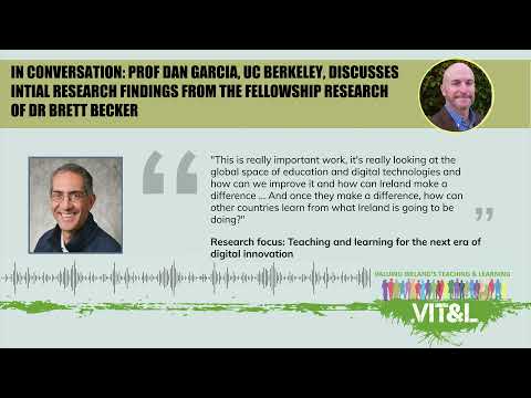 In Conversation: Prof Dan Garcia and National Forum Research Fellow Dr Brett Becker