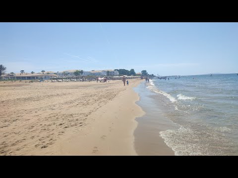 Issos Beach, Corfu, Greece #corfu #vacation #walking #holiday #greekislands #travel #viral #shorts
