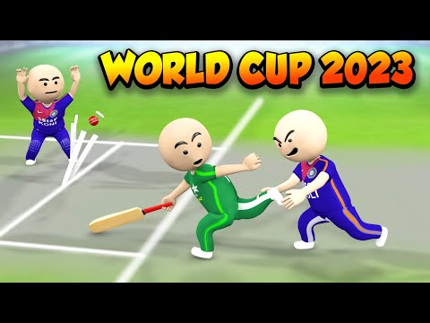 3D ANIM COMEDY - CRICKET INDIA VS PAKISTAN WORLD CUP MATCH || LAST OVER