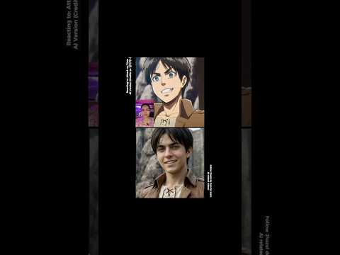 Attack on Titan but in AI reaction video #ai #attackontitan #aot