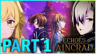 We'll Be Back, Aincrad! [Part 1/EN Sub] - Echoes of Aincrad Playthrough | Gamerturk Sword Art Online