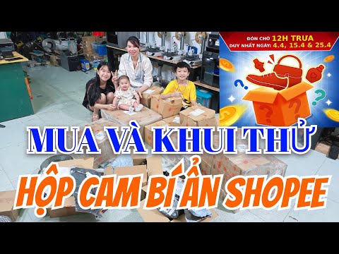 Mua thử HỘP CAM BÍ ẨN Shopee giá 50k, 410 sản phẩm, Có phải tha rác về nhà không ???