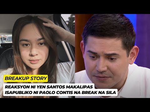 REAKSYON ni Yen Santos MATAPOS IBUNYAG ni Paolo Contis na HIWALAY NA SILA at sya ay SINGLE NA!