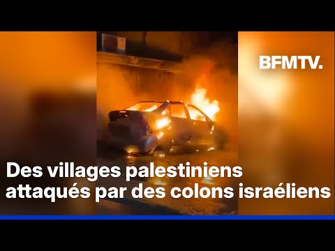 Cisjordanie: des attaques de colons israéliens contre des villages palestiniens font des blessés