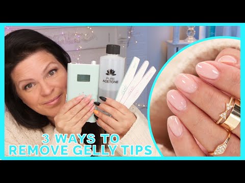 How to Remove Gelly Tips Safely!👍🏼