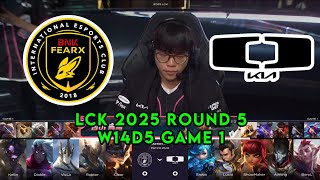 BFX vs DK Game 1 | LCK 2025 Round 5 Week 14 Day 5 | BNK FEARX vs Dplus KIA G1
